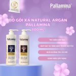 Bộ gội xả Natural Argan Pallamina 800ml